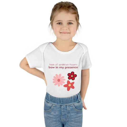 Personalizable Inner Neck Label, Baby Onesie for Infant to Toddler, Three-Snap Closure for Shower Gift, Victoria & Co Design