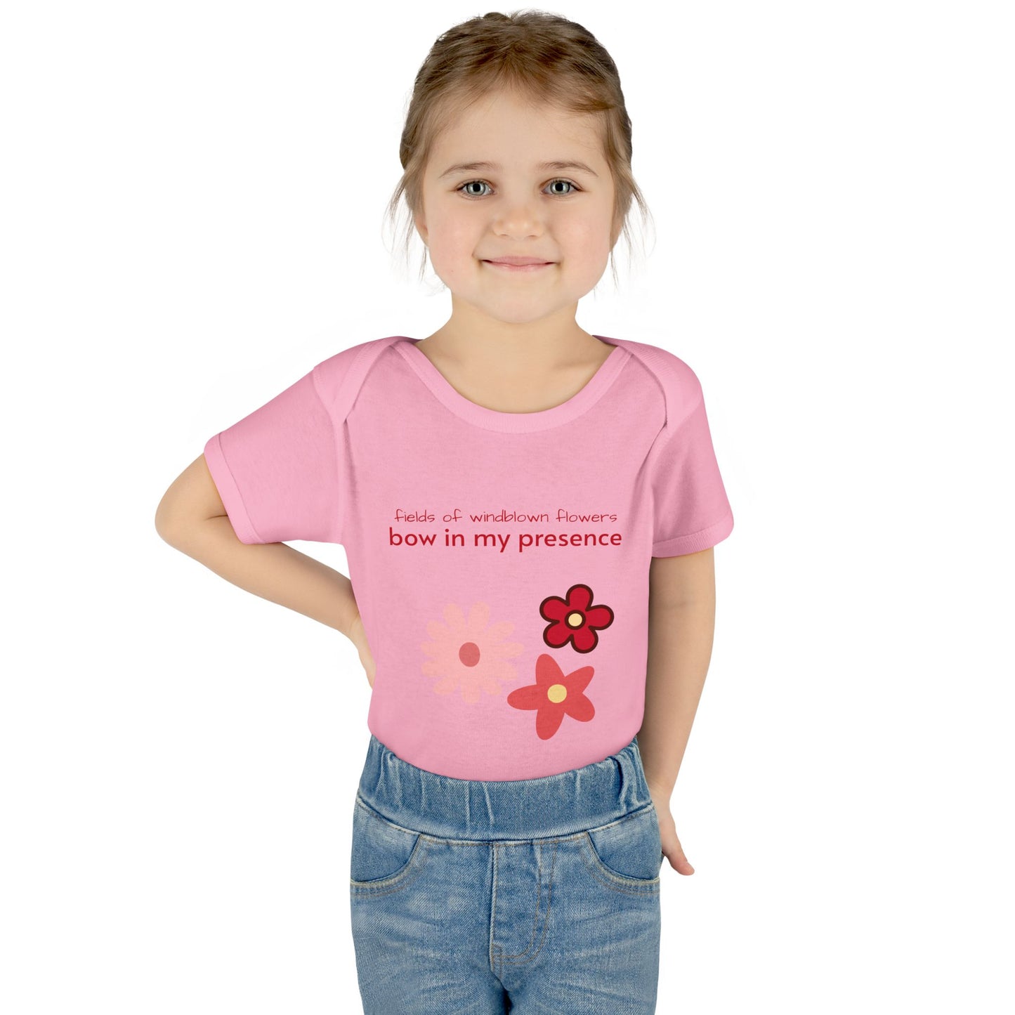 Personalizable Inner Neck Label, Baby Onesie for Infant to Toddler, Three-Snap Closure for Shower Gift, Victoria & Co Design