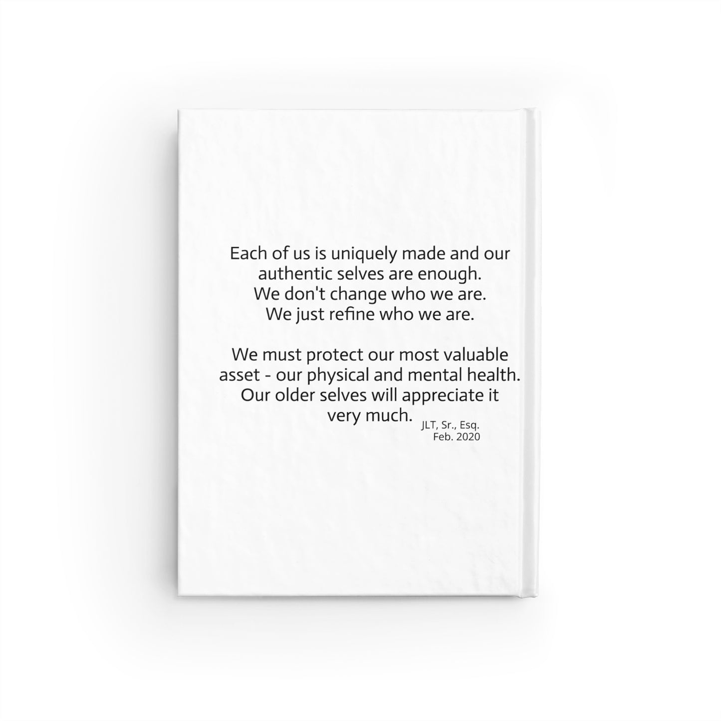 Butterfly Personalizable Inspirational Journal, Masterpiece & Work in Progress, Great for Artists, Self-Care Journal, Creative Diary