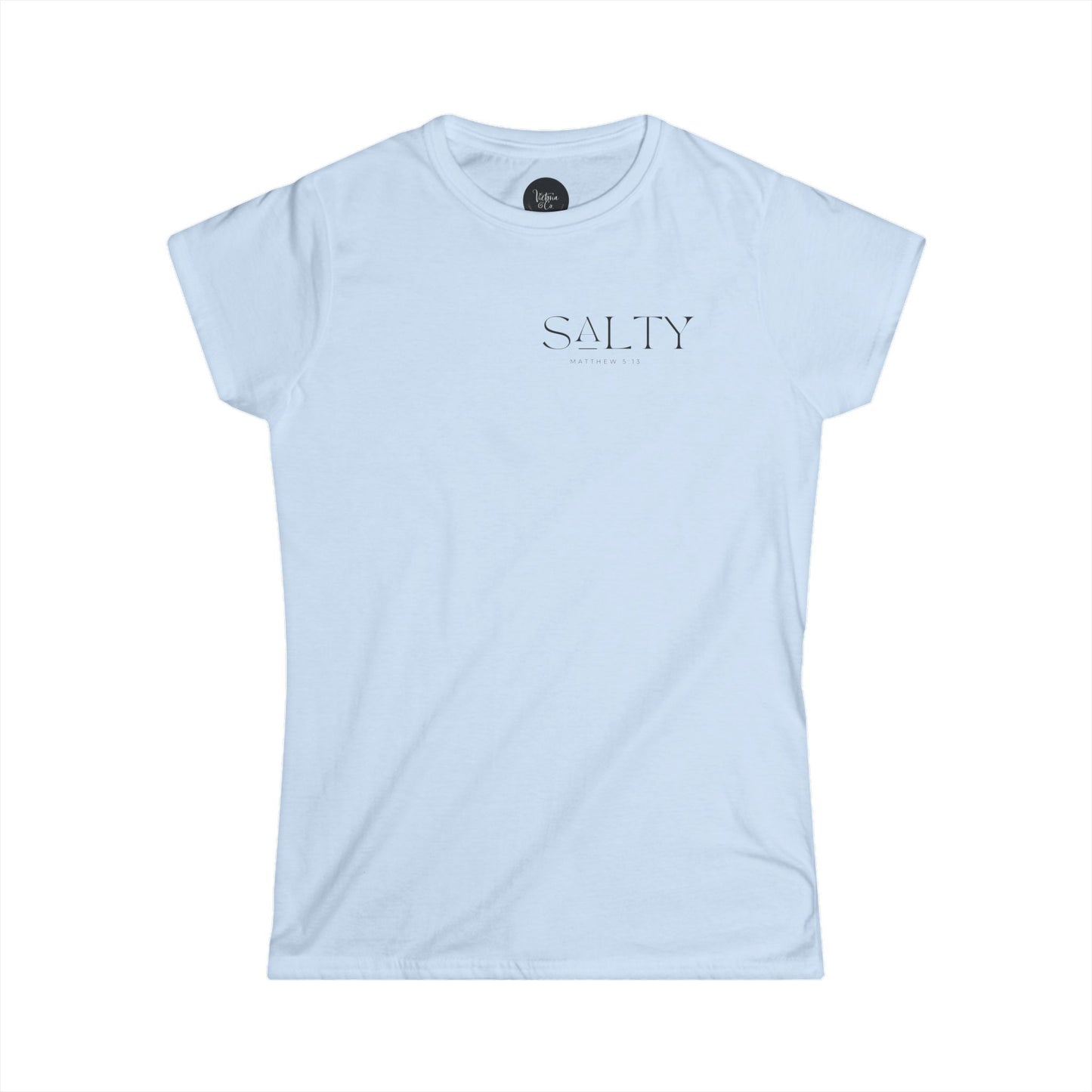 Salty Women's Softstyle Tee - Coastal Vibes, Beach Lover Shirt, Summer Outing Top, Gift for Ocean Enthusiasts, Casual Everyday Wear