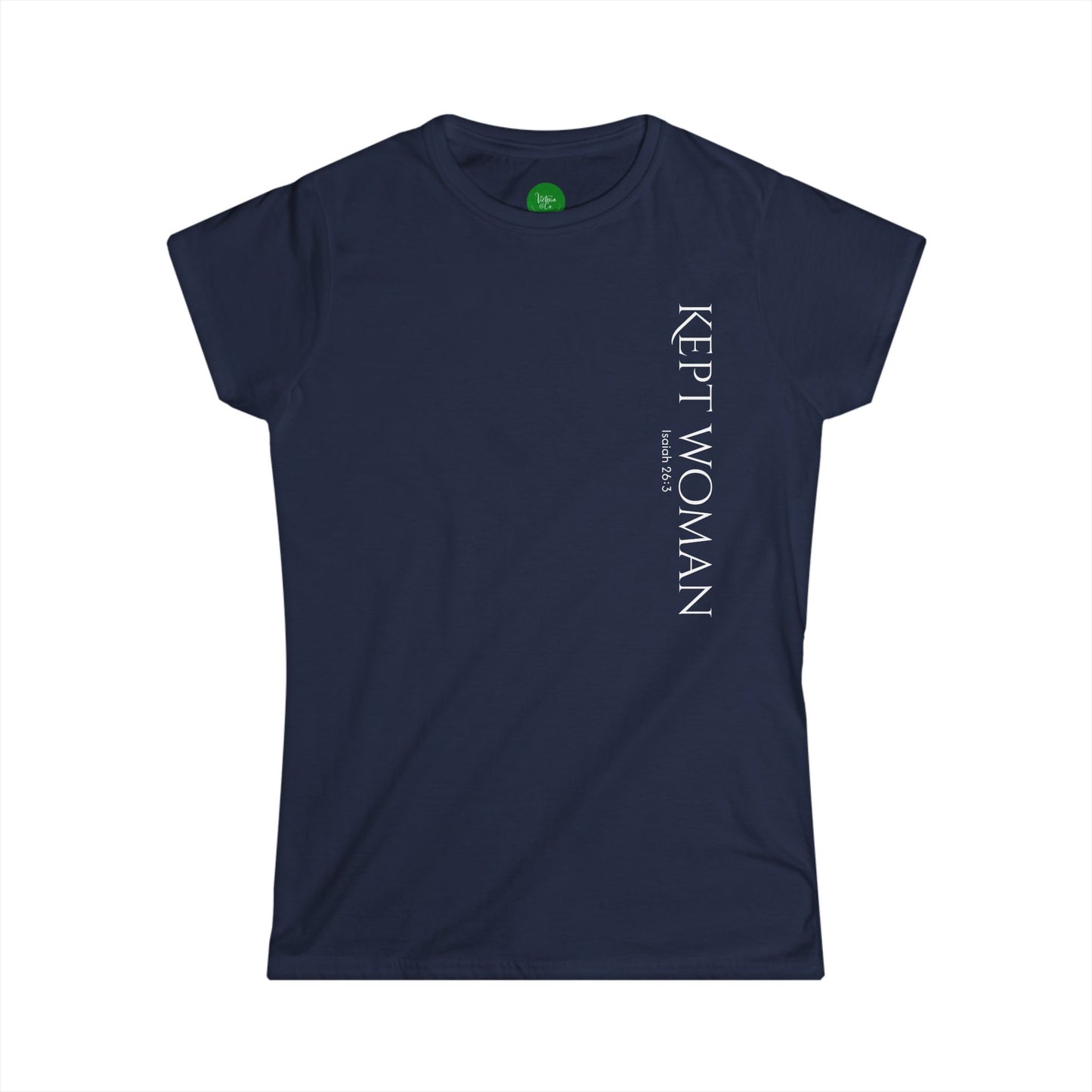 KEPT WOMAN T-Shirt | Christian Faith | Bible Verse Tee | Christian Apparel | Perfect Peace