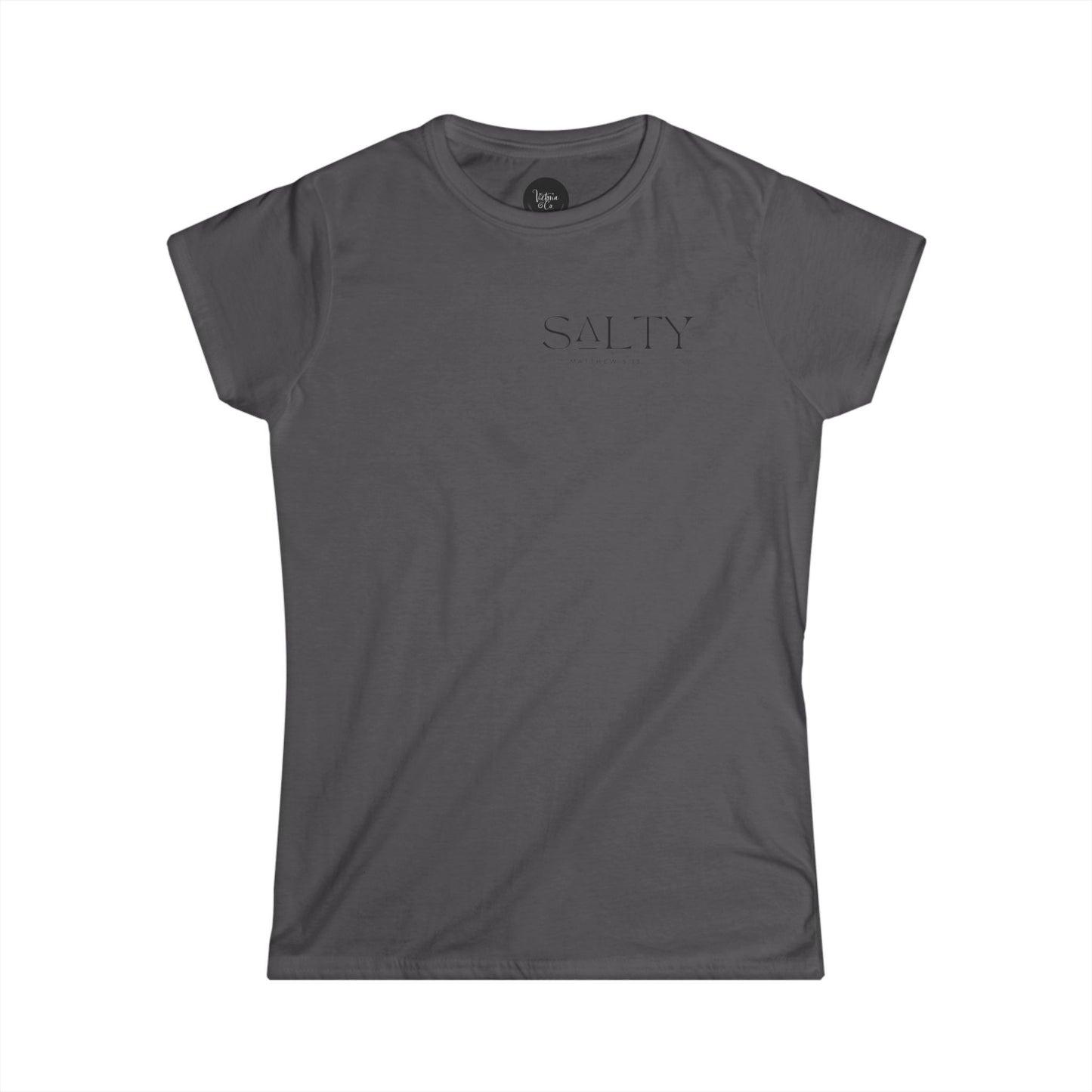 Salty Women's Softstyle Tee - Coastal Vibes, Beach Lover Shirt, Summer Outing Top, Gift for Ocean Enthusiasts, Casual Everyday Wear