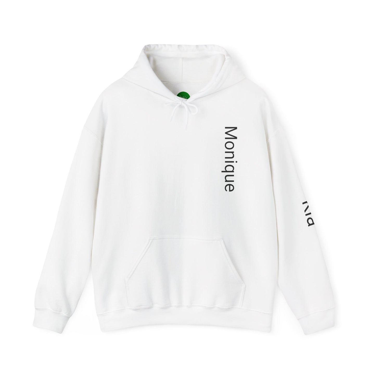 Personalizable Sassy2 | Backside Print | Cozy Sunflower Adorned Drawstring Hoodie Soft CottonPoly Blend with Kangaroo Pocket & Drawstring