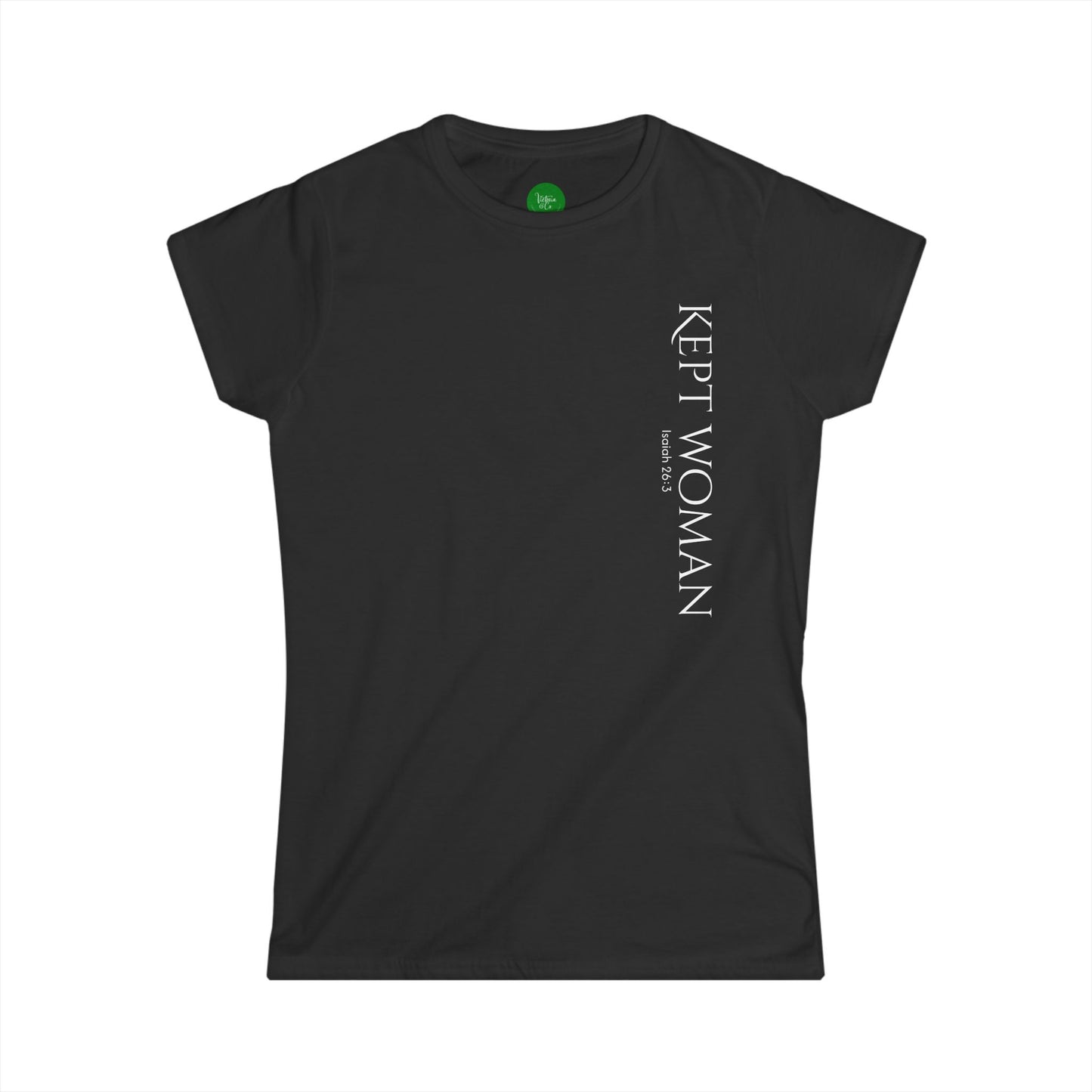 KEPT WOMAN T-Shirt | Christian Faith | Bible Verse Tee | Christian Apparel | Perfect Peace