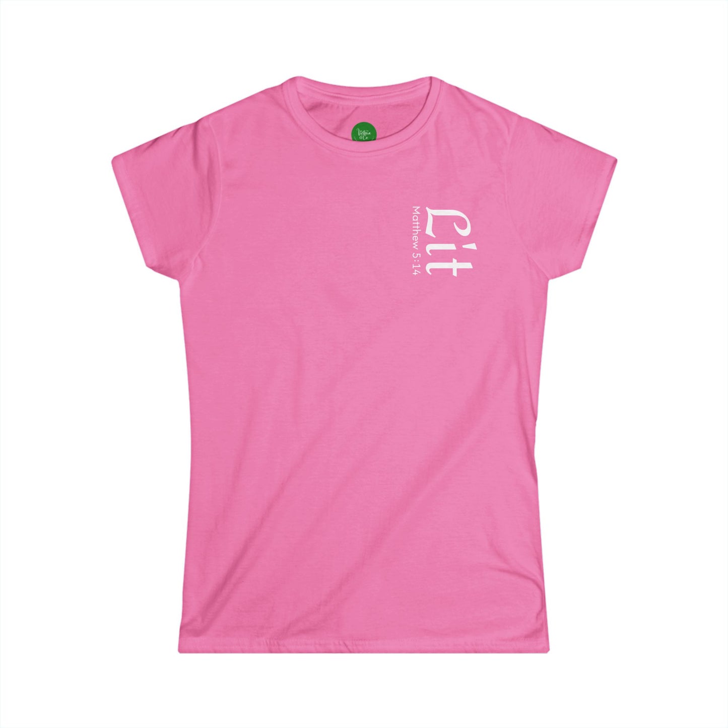 LIT T-Shirt | Christian Faith | Bible Verse Tee | Christian Apparel | Light of the World Shirt