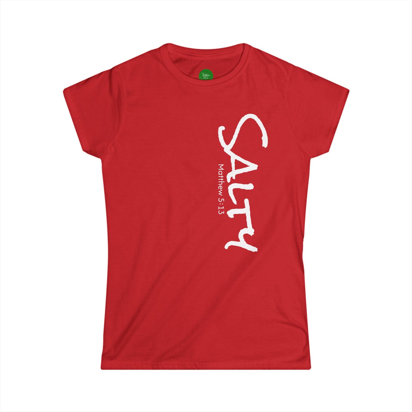 Side Salty T-Shirt | Christian Faith | Bible Verse Tee | Christian Apparel | Salt of the Earth Shirt