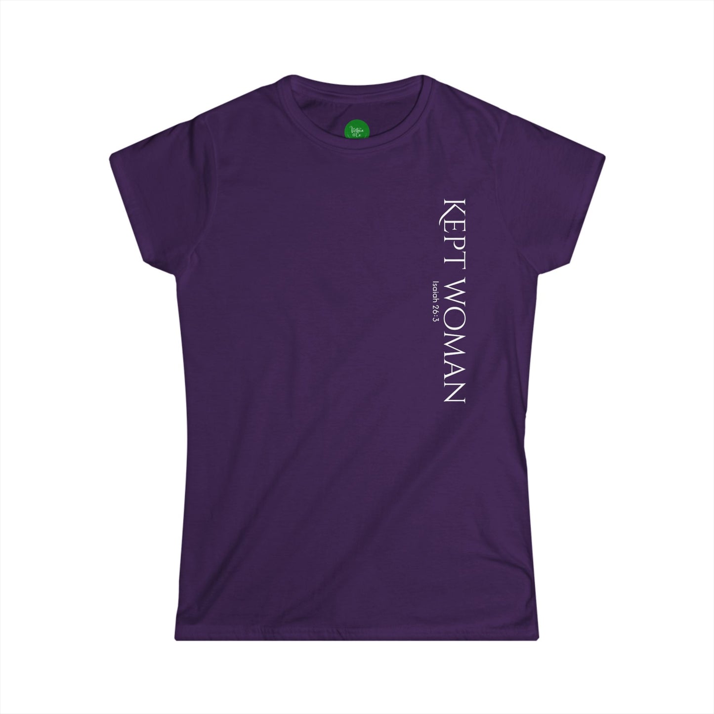 KEPT WOMAN T-Shirt | Christian Faith | Bible Verse Tee | Christian Apparel | Perfect Peace