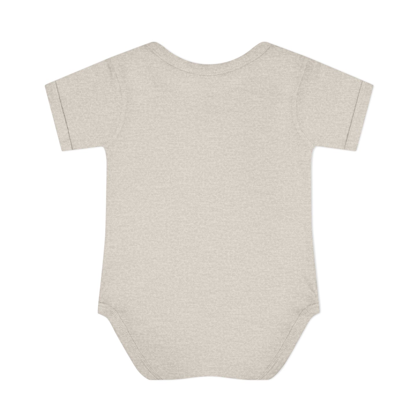 Bite Back Unisex |Personalizable Inner Neck Label Baby Onesie for newborn to 24 mo, 3-Snap Closure for Shower Gift, Victoria & Co Design